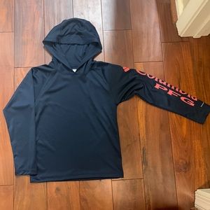 Columbia Boys PFG Fishing Hoodie Pullover Shirt, Small 6-7